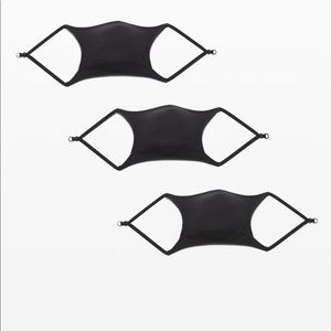 lululemon ear loop face masks— 3PACK